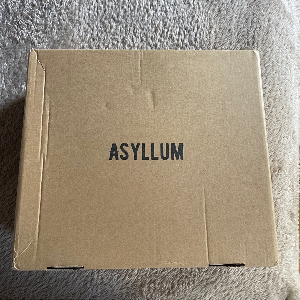 [SOLD]Asyllum Black Belted Platform Fold Over Chunky Boots Size US 9 EU 40 - Picture 3 of 7
